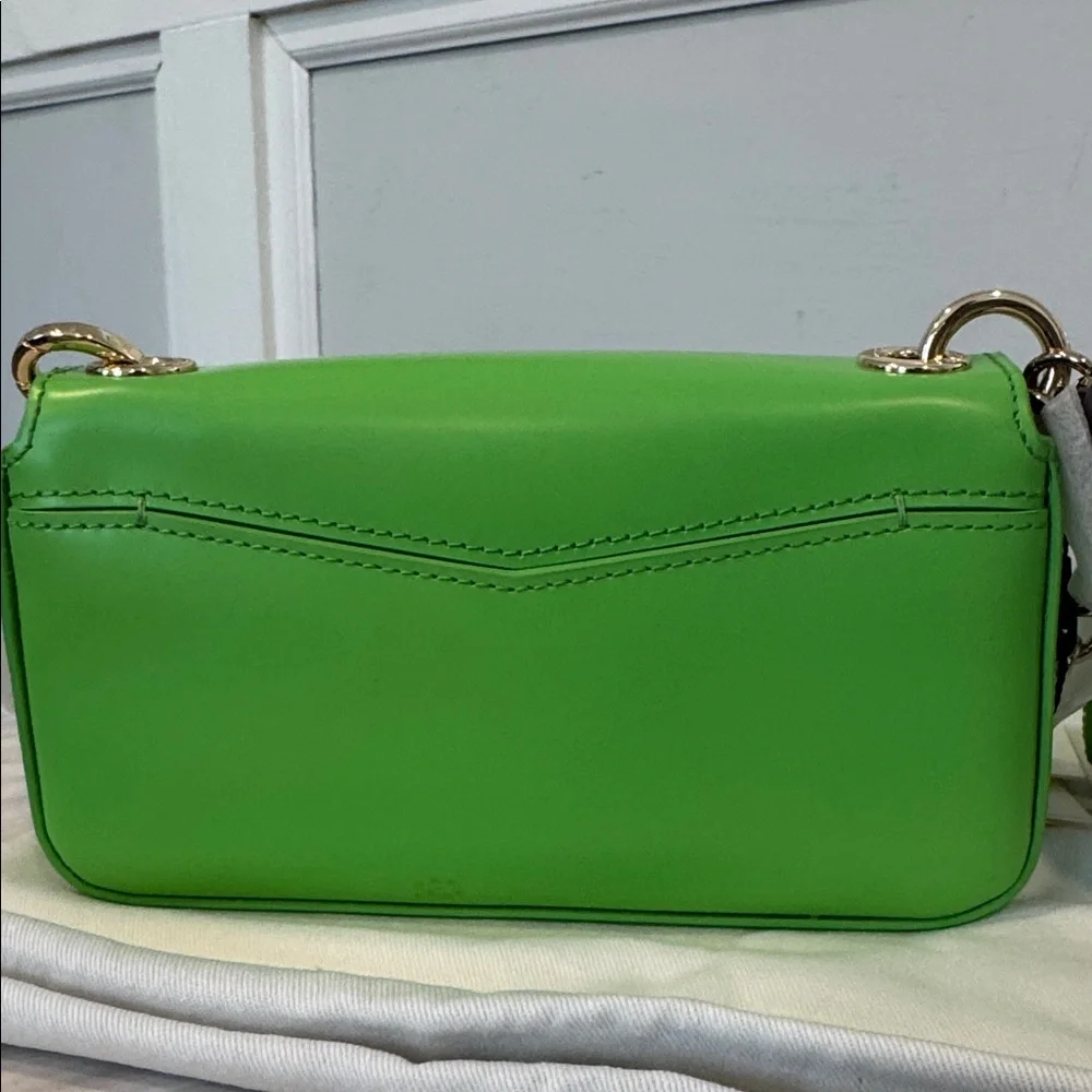 Sandro Bag Totemo Green Leather Shoulder Bag Set